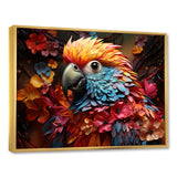 Parrot S Tropical Rhapsody - Parrot Large Canvas Wall Art