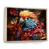 Parrot S Tropical Rhapsody - Parrot Large Canvas Wall Art