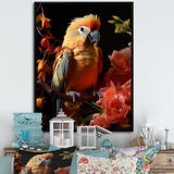 Parrot S Tropical Serenade - Parrot Living Room Wall Art