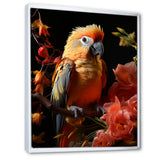 Parrot S Tropical Serenade - Parrot Living Room Wall Art