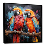Vibrant Duets Parrot S - Parrot Wall Art Prints
