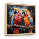 Vibrant Duets Parrot S - Parrot Wall Art Prints