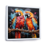 Vibrant Duets Parrot S - Parrot Wall Art Prints