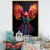Parrot S Whimsical Wings - Parrot Canvas Wall Art
