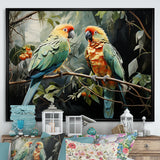 Whispers Of Feathery Elegance - Parrot Wall Art Prints