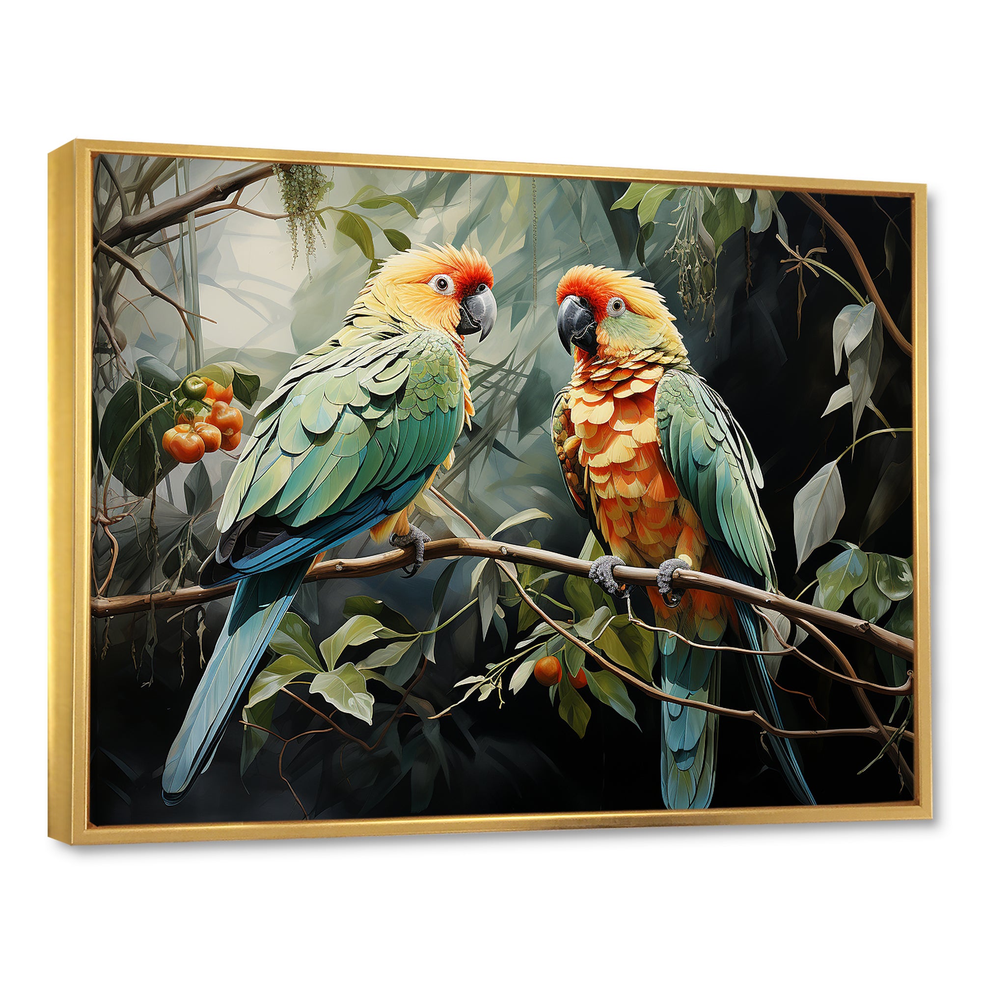 Whispers Of Feathery Elegance - Parrot Wall Art Prints