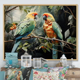Whispers Of Feathery Elegance - Parrot Wall Art Prints