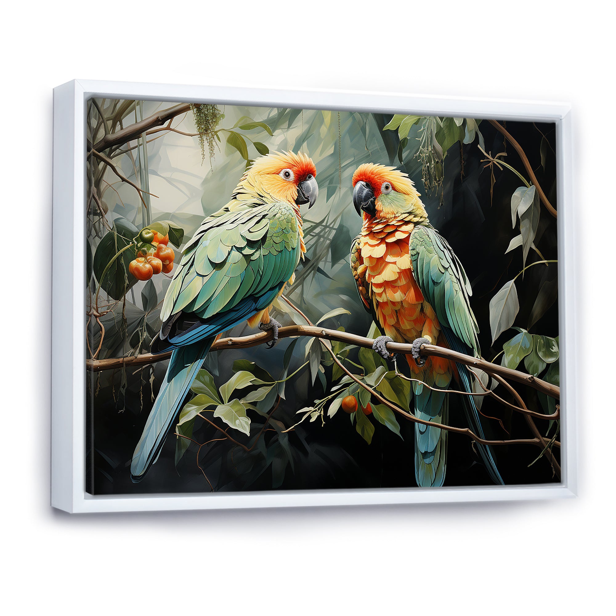 Whispers Of Feathery Elegance - Parrot Wall Art Prints