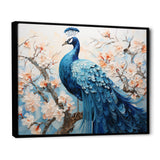 Flower Peacock S Vibrant Display - Peacock Home Decor Art