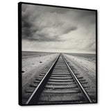 Minimalism Wonderland Train Track Scenery - Train Canvas Wall Art