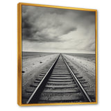Minimalism Wonderland Train Track Scenery - Train Canvas Wall Art