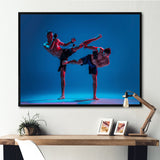 Two MMA Fighters Boxing I - Sport Boxer Canvas Wall Art