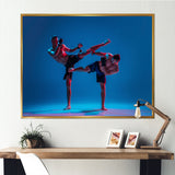 Two MMA Fighters Boxing I - Sport Boxer Canvas Wall Art