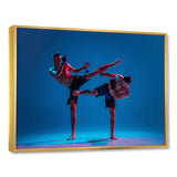 Two MMA Fighters Boxing I - Sport Boxer Canvas Wall Art