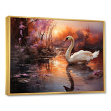 Mystic Dawns Swan - Swans Wall Art Prints