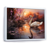 Mystic Dawns Swan - Swans Wall Art Prints