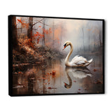 Swan In The Mist - Swans Wall Decor