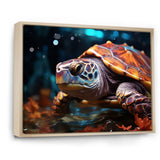 Abstract Aquatic Journey - Turtle Home Decor Art