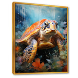 Abstract Representation Of A Turtles Harmony - Turtle Wall Decor