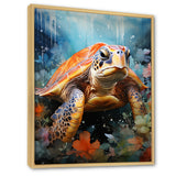 Abstract Representation Of A Turtles Harmony - Turtle Wall Decor