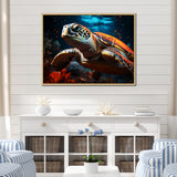 Abstract Representation Of A Turtles Serenity - Turtle Wall Art Prints