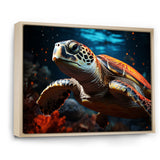 Abstract Representation Of A Turtles Serenity - Turtle Wall Art Prints
