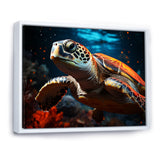 Abstract Representation Of A Turtles Serenity - Turtle Wall Art Prints
