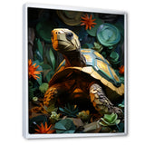 Cubist Reptile - Turtle Canvas Wall Art