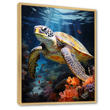 Dreamy Marine Encounter - Turtle Wall Decor