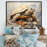 Minimalism Turtle - Turtle Canvas Wall Art
