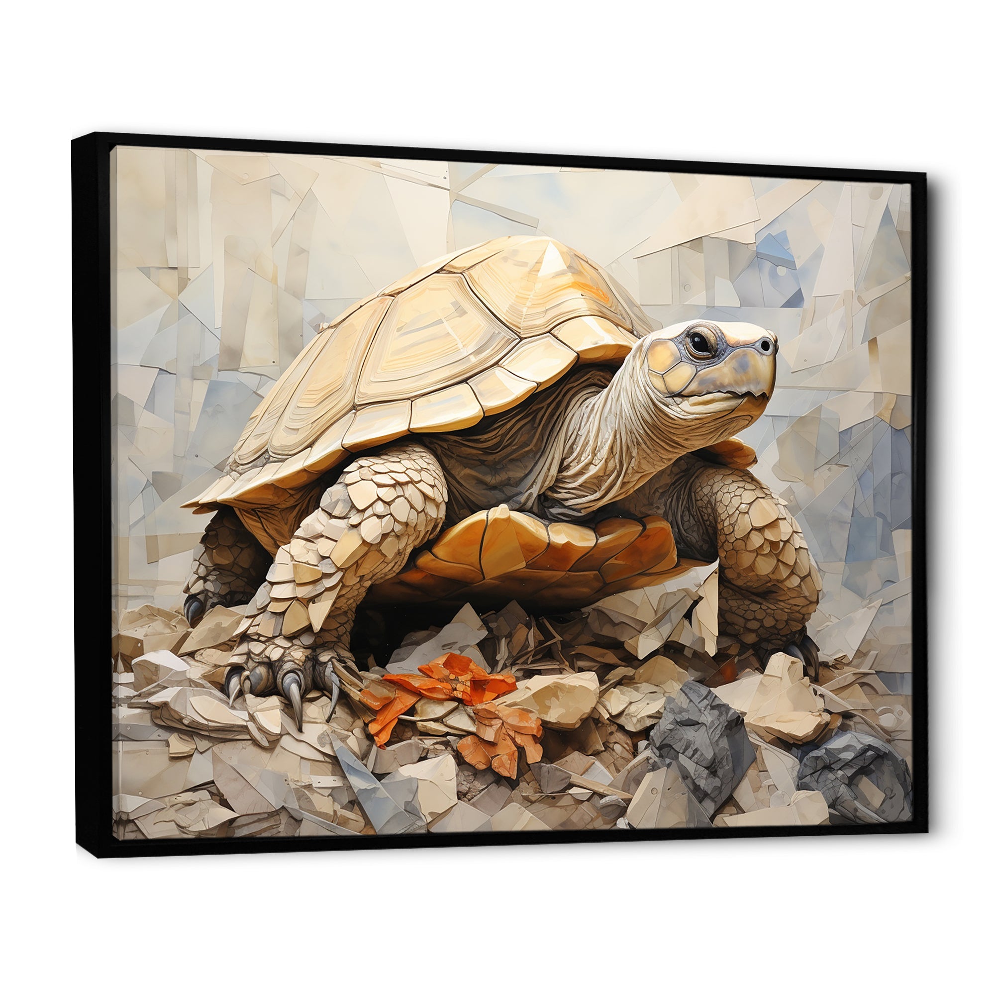 Minimalism Turtle - Turtle Canvas Wall Art