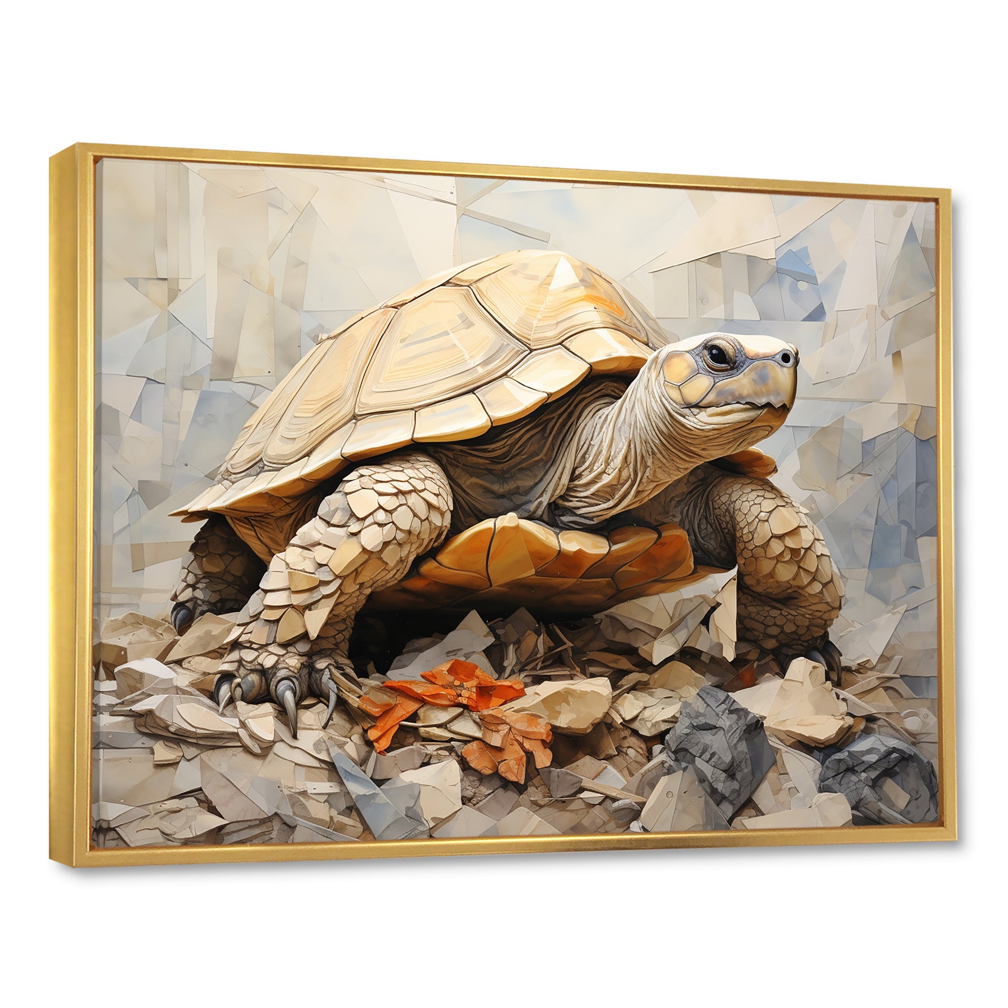 Minimalism Turtle - Turtle Canvas Wall Art