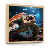 Realistic Portrayal Of A Turtle - Turtle Canvas Wall Art