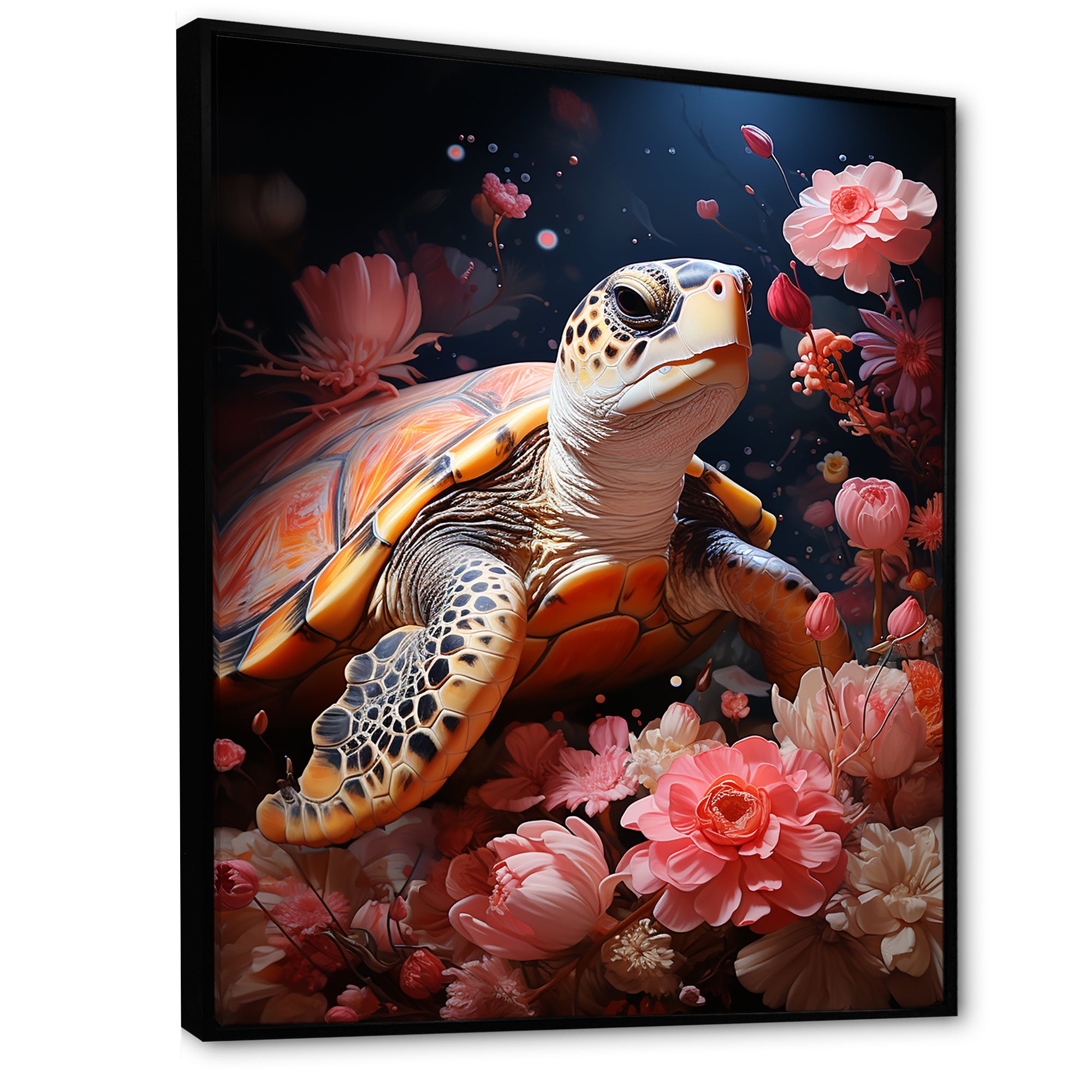 Romantic Solitude Turtle - Turtle Wall Decor