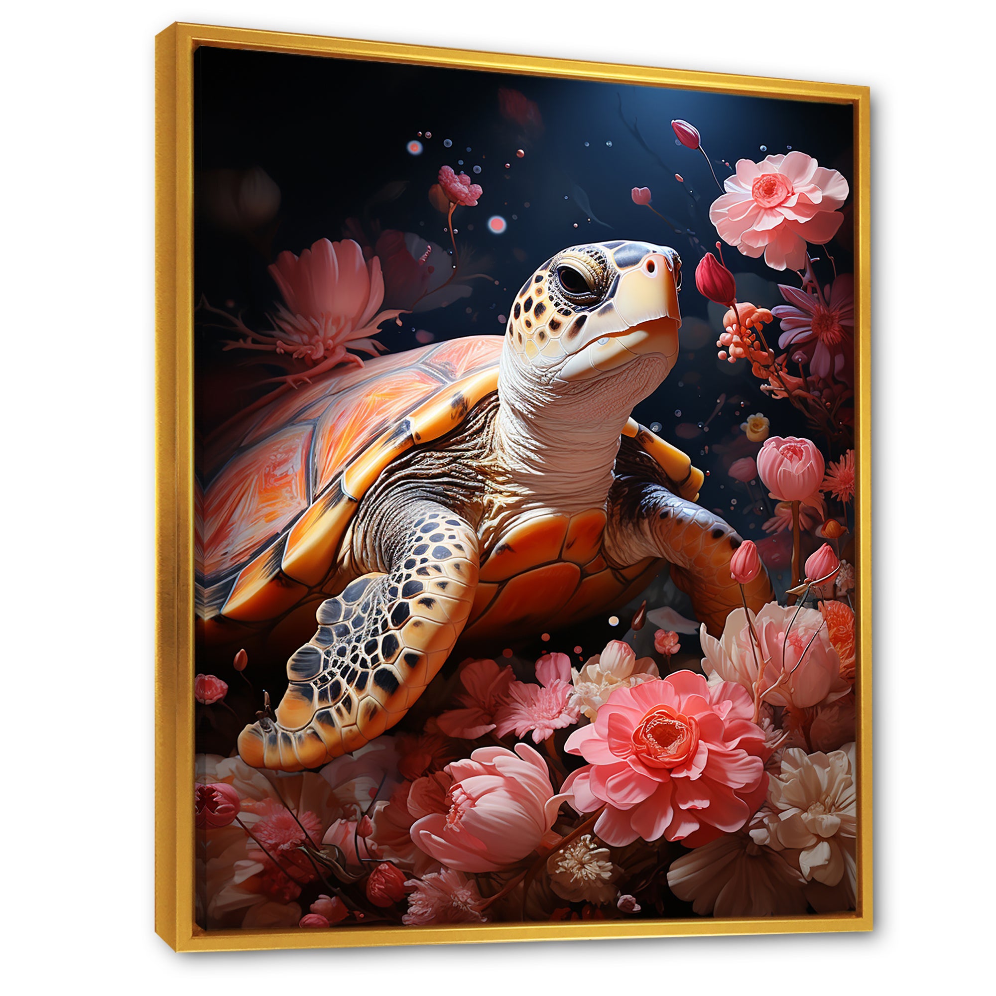 Romantic Solitude Turtle - Turtle Wall Decor