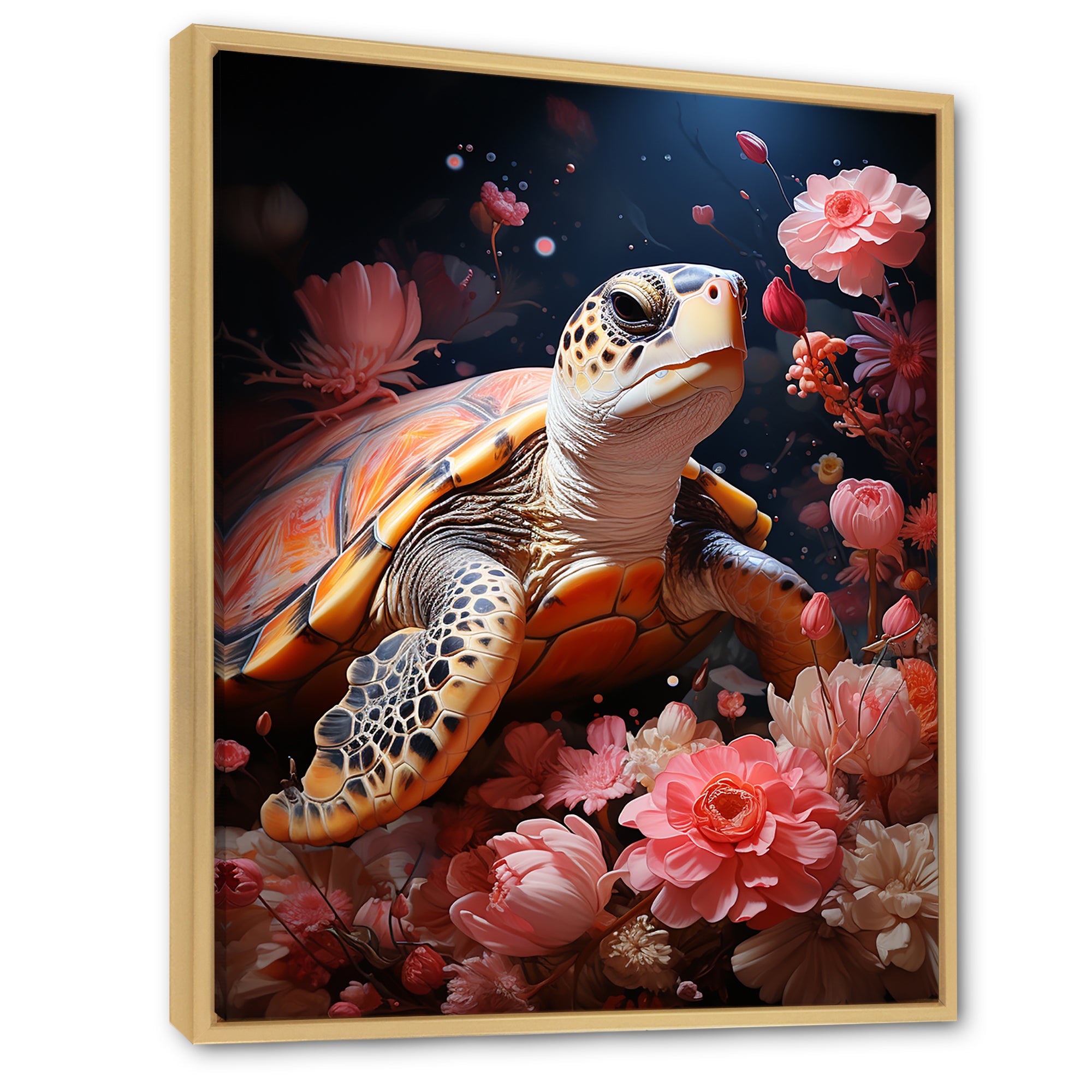 Romantic Solitude Turtle - Turtle Wall Decor