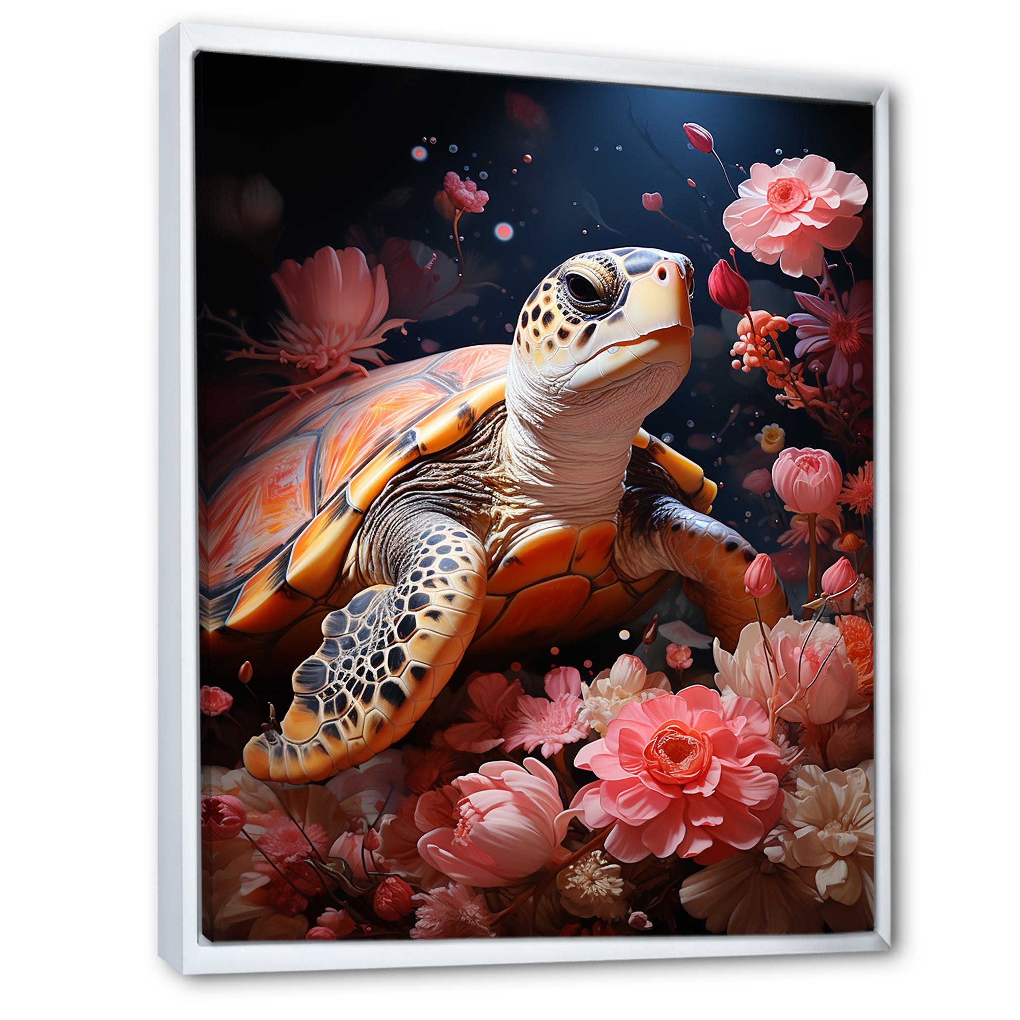 Romantic Solitude Turtle - Turtle Wall Decor
