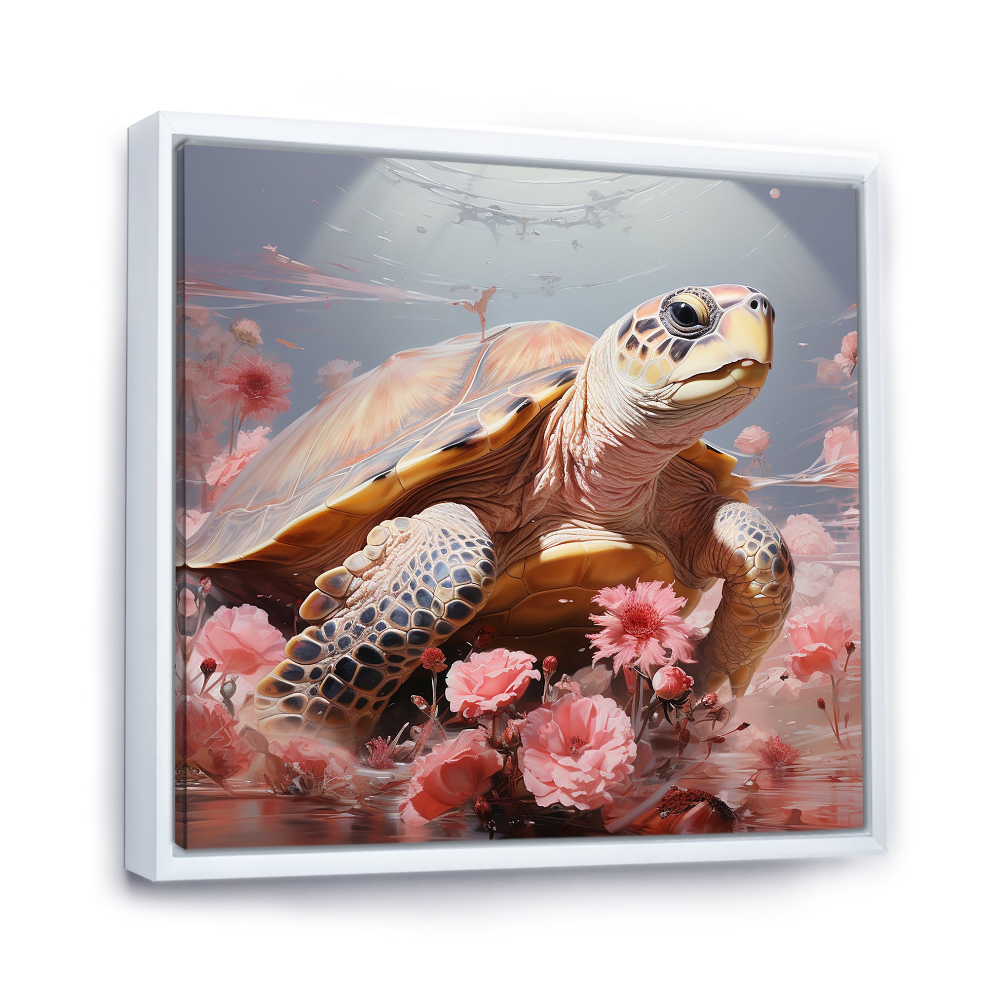 Romanticism Turtle - Turtle Wall Art Prints