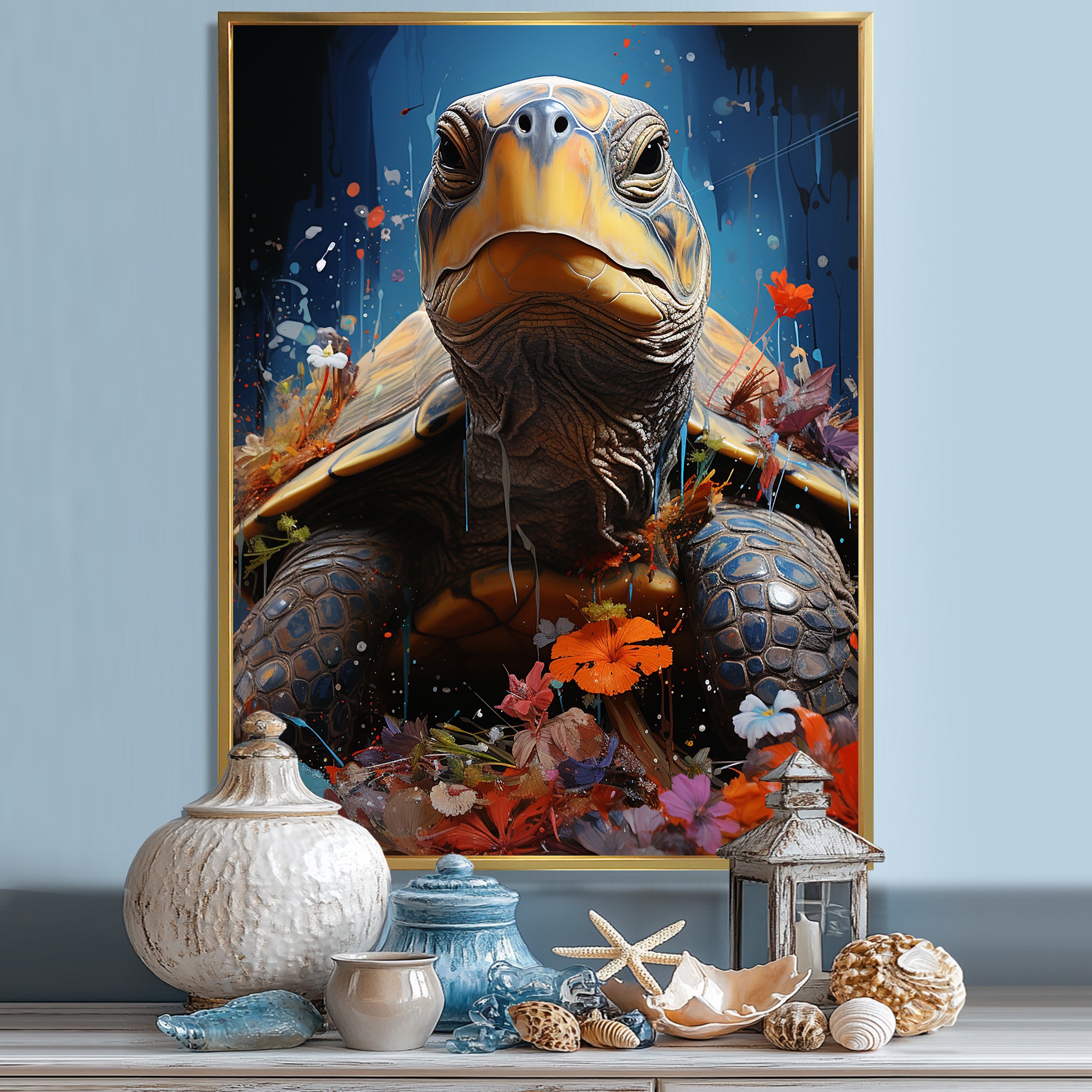 Street Art Turtle - Turtle Wall Art Prints