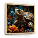 Symbolic Wisdom - Turtle Large Canvas Wall Art