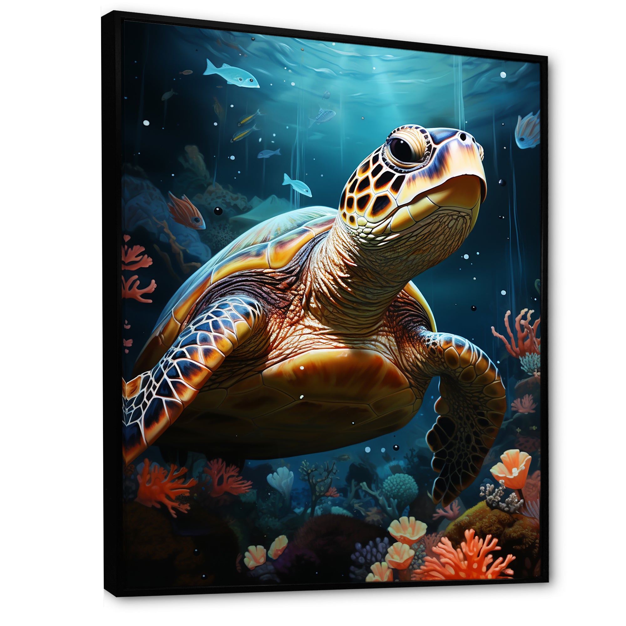 Whimsical Ocean Explorer - Turtle Wall Decor
