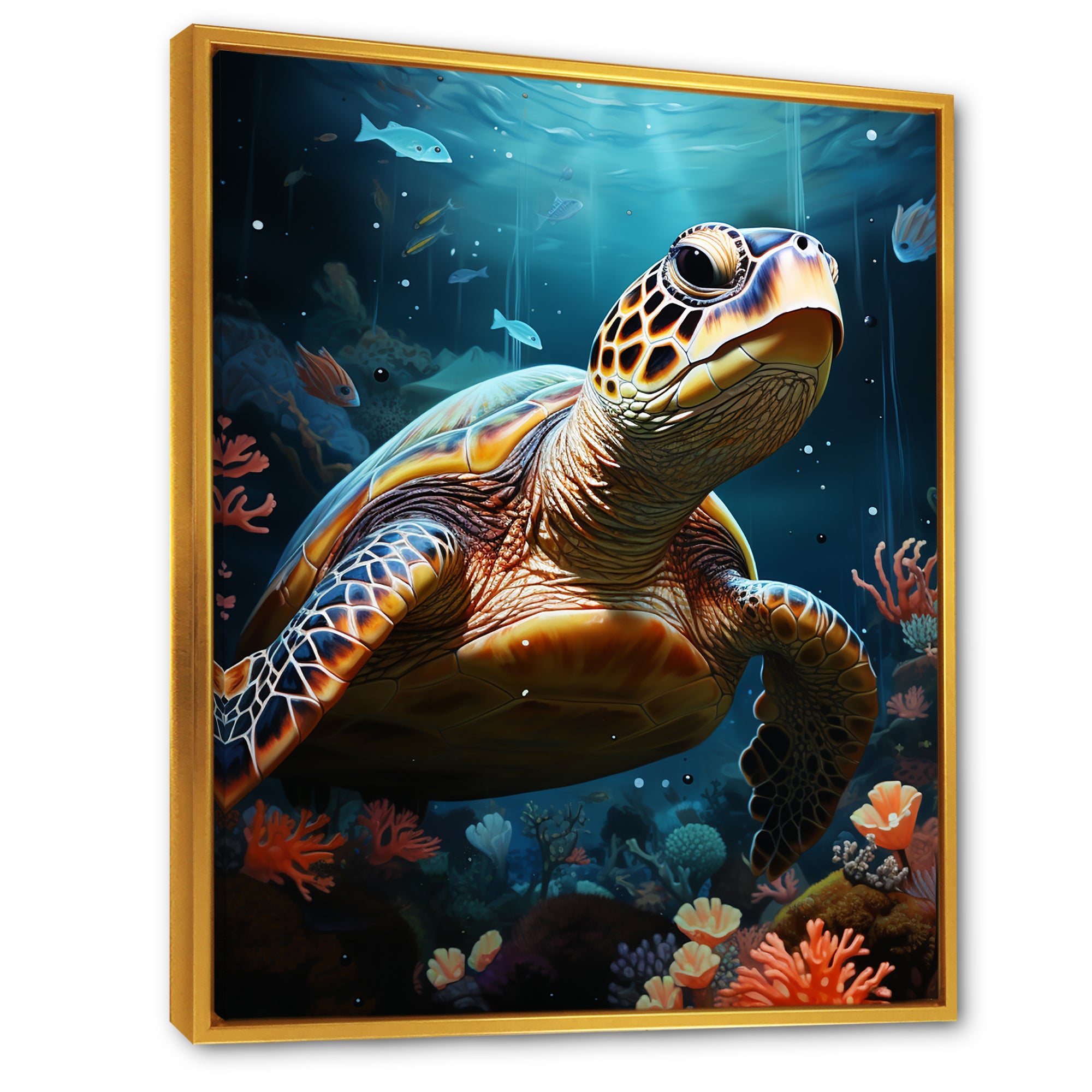 Whimsical Ocean Explorer - Turtle Wall Decor