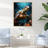 Whimsical Ocean Explorer - Turtle Wall Decor