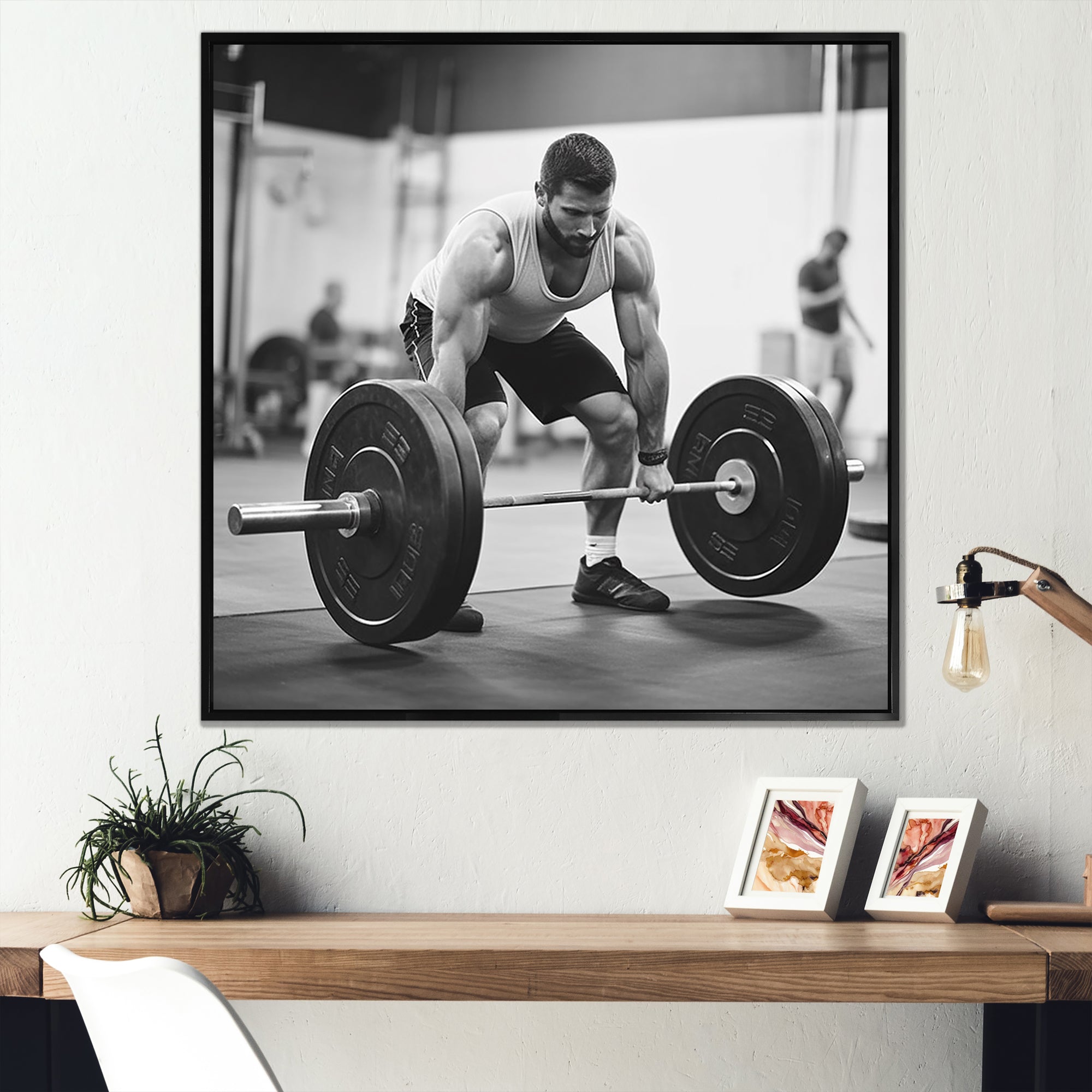 Weightlifting - Weightlifting Canvas Wall Art