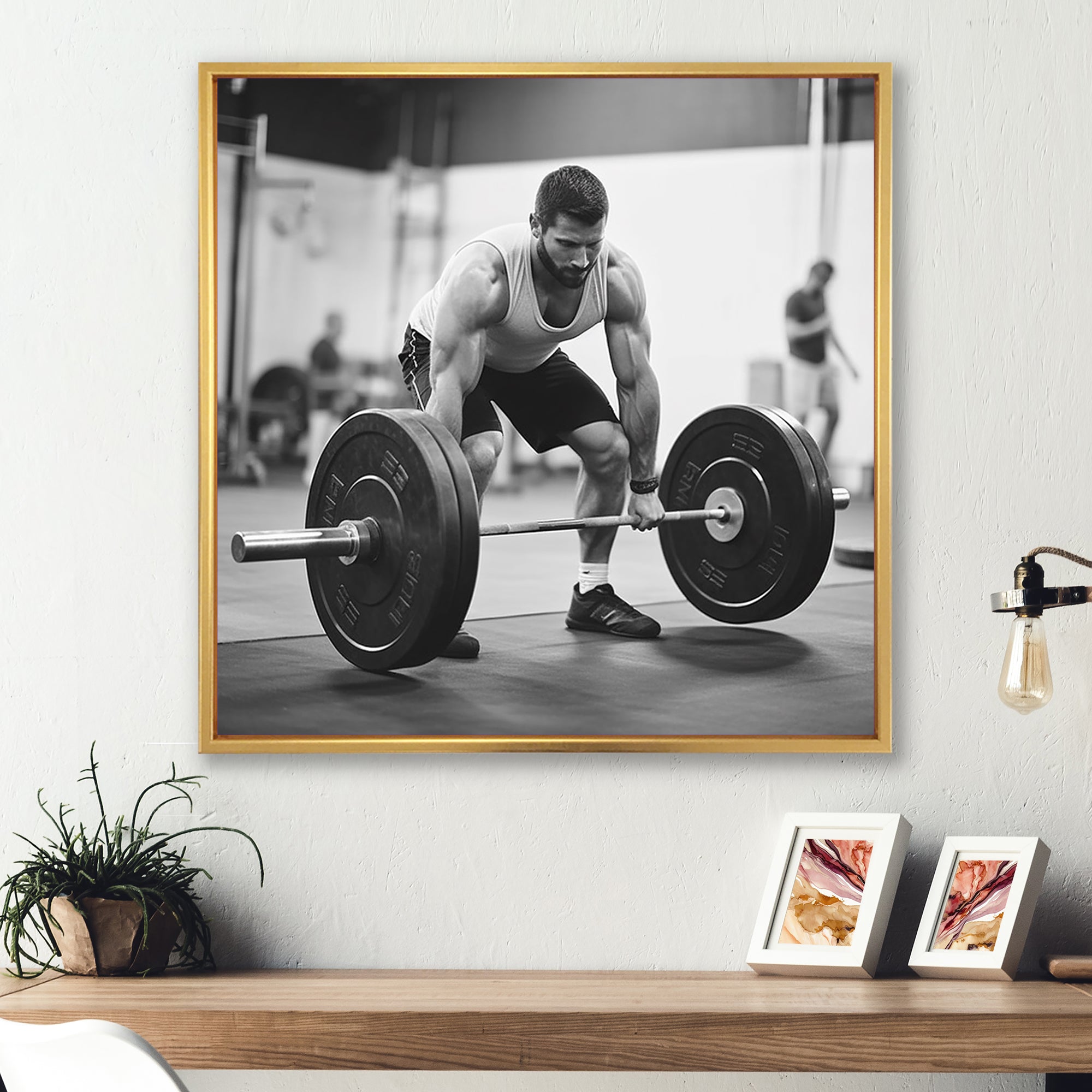 Weightlifting - Weightlifting Canvas Wall Art