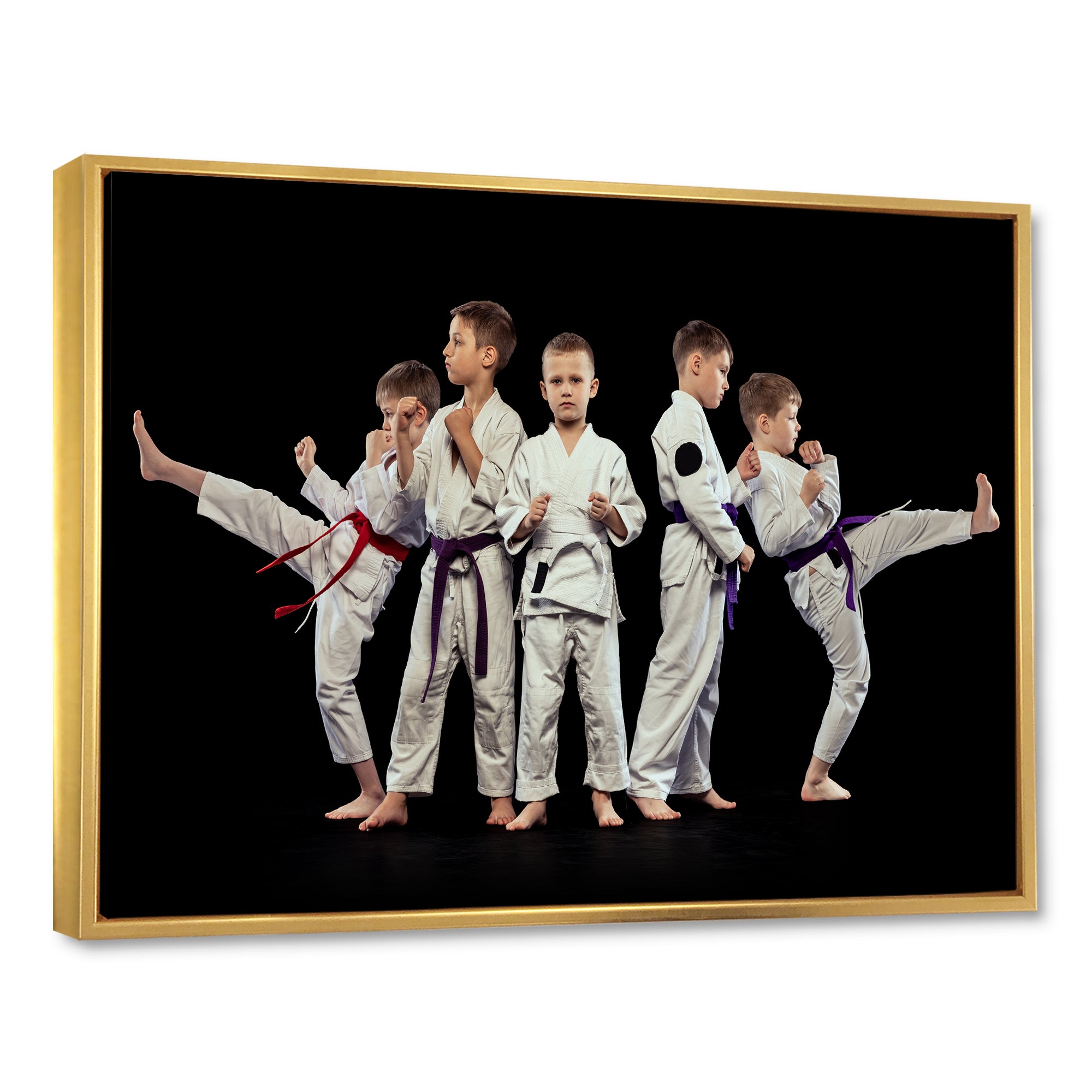 Karate Kids - Martial Arts Canvas Wall Art