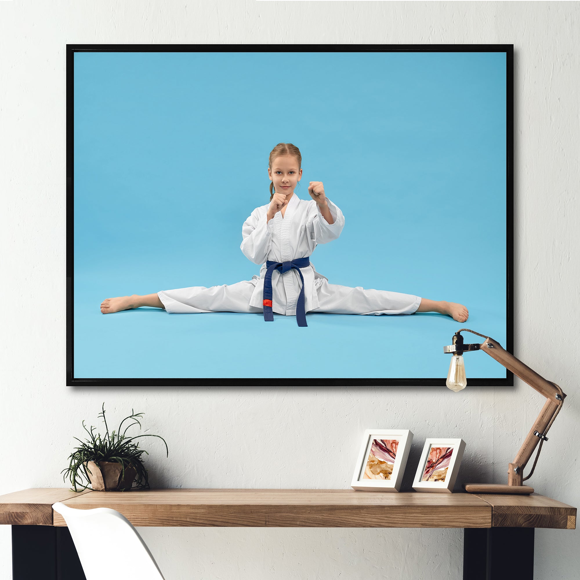 Karate Kid Photography - Martial Arts Canvas Wall Art