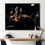 Gym Body In Action - Aerobic & Bodybuilding Canvas Wall Art