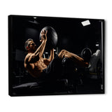 Gym Body In Action - Aerobic & Bodybuilding Canvas Wall Art