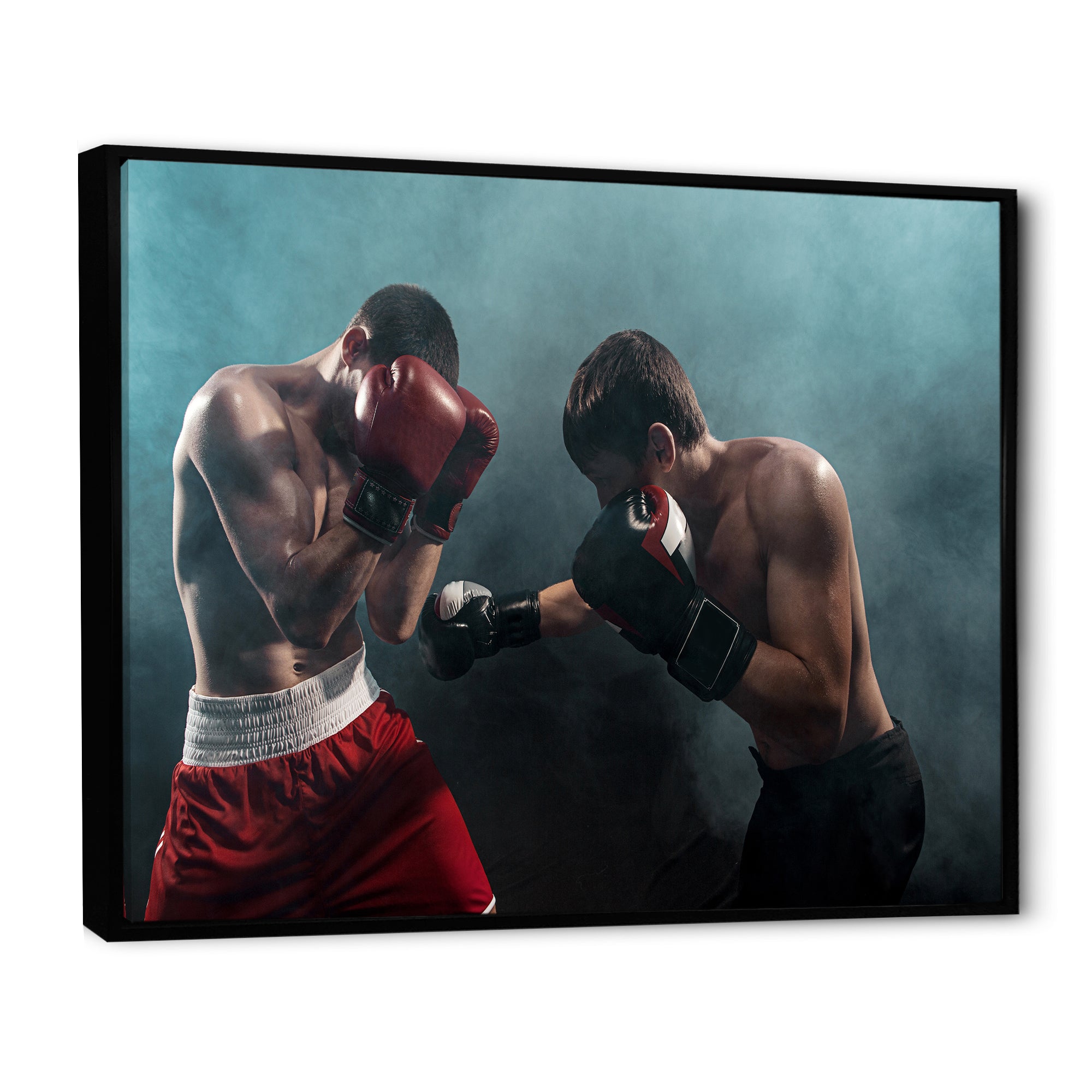 Two Professional Boxer Boxing - Sport Boxer Canvas Wall Art